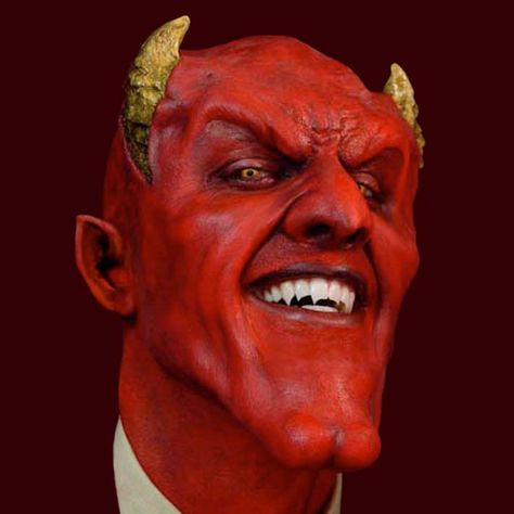 Mens Demon Costume, Demon Makeup Men, Devil Face, Men’s Demon Costume, Red Horns Demon, Mens Halloween Makeup, Devil Costume, Scary Costumes, Cosplay Diy