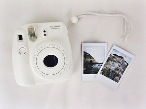 white, photography, and photo image Honeycore Aesthetic, Polaroid Camera Ideas, Polaroid Camera Pictures, White Aesthetics, Instax Mini 11, Smoothie Shop, Cute Camera, Cream Aesthetic, Polaroid Camera