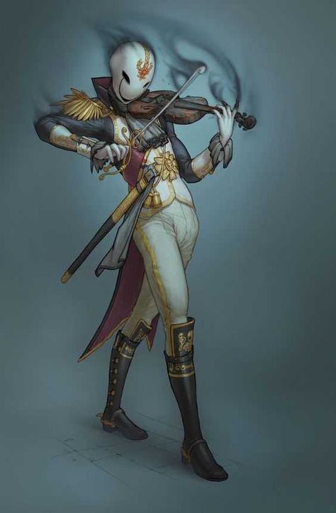 Masques - Imgur Masked Violinist, Violinist Drawing, Concept Art Landscape, Modele Fitness, 다크 판타지, Male Character, Dungeons And Dragons Characters, Dnd Art, Arte Fantasy