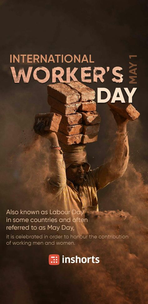 International Workers Day, Workers Day, May Days, May Day, Illustration Graphic Design, Beautiful Photos Of Nature, Graphic Design Adobe, Incredible India, Labour