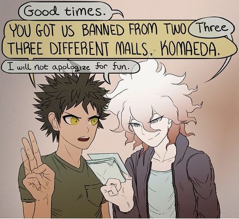 Komahina Funny, Komahina Scenekid Au, Danganronpa Scene Kid Au, Scene Danganronpa, Danganronpa Ships, Danganronpa Funny, Danganronpa 1, Danganronpa Memes, Nagito Komaeda