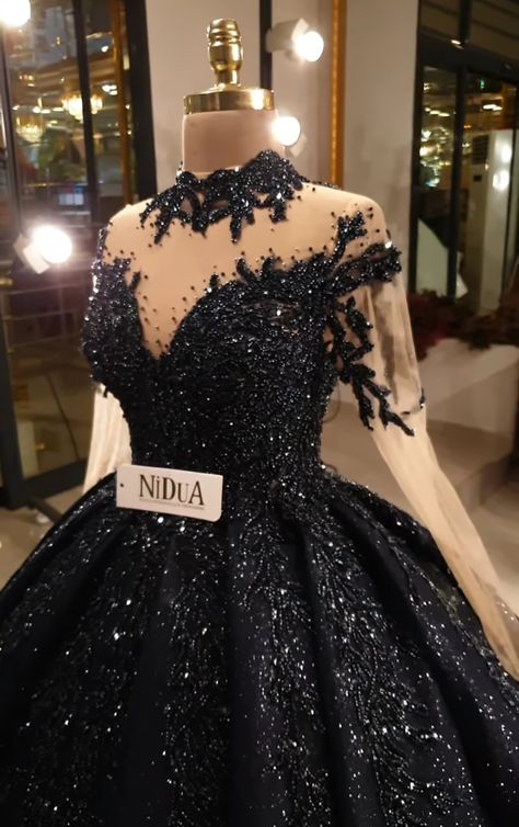 Masquerade Prom Dress And Mask, Masquerade Dress And Mask, Masquerade Ball Aesthetic, Masquerade Prom Dress, Black Quinceanera, Black Masquerade, Masquerade Dress, Masquerade Prom, Mask Ball