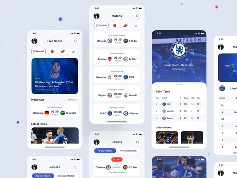 All Sports - Football App by Shadhin Ahmed on Dribbble Mobile Advertising Design, Web Design Inspiration Portfolio, Betting App, Live Football Match, Football App, Wireframe Design, Ui Design Trends, Scheduling App, Sports Meet