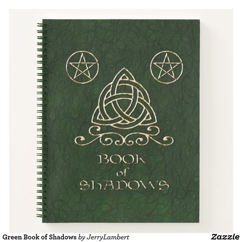 Book Of Shadows Cover Page Ideas, Book Of Shadows Book Cover, Book Of Shadows And Book Of Mirrors, Green Witchcraft Book, Book Of Shadows Front Cover, Earth Magic, Green Book, Witchcraft Books, Witch Spell Book