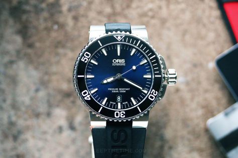 Oris Aquis Date, Oris Aquis, Oris Watches, Divers Watch, Dive Watches, Black Rubber, Diver, Paper Holder, Jaeger Watch