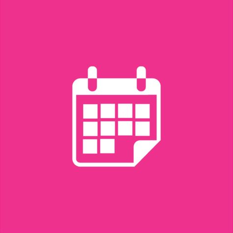 Hot Pink Calendar Icon, Hot Pink App Icons, Ipad Decor, Phone Update, Pink Calendar, Ipad Homescreen, Ipad Ideas, Summer Phone, Icons Pink