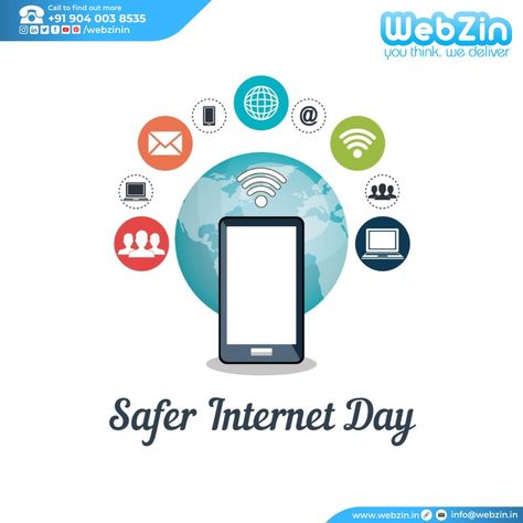 Safer Internet Day, Safety Pictures, Internet Day, Digital Safety, Safe Internet, Security Safe, Internet Safety, Online Privacy, Online Safety