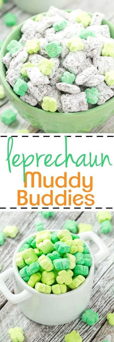 Puppy Chow Recipes, Magically Delicious, Cereal Snacks, Muddy Buddies, St Patricks Day Food, Saint Patties, Oreo Dessert, Chex Mix, S'mores