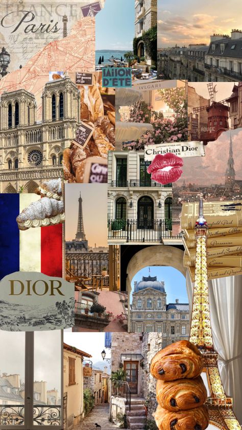 Paris France Aesthetic Wallpaper, France Collage Aesthetic, French Things Aesthetic, French Collage Aesthetic, Paris Collage Aesthetic, Wallpaper Backgrounds Paris, Paris Collage Wallpaper, France Wallpaper Aesthetic, Aesthetic Paris Pictures