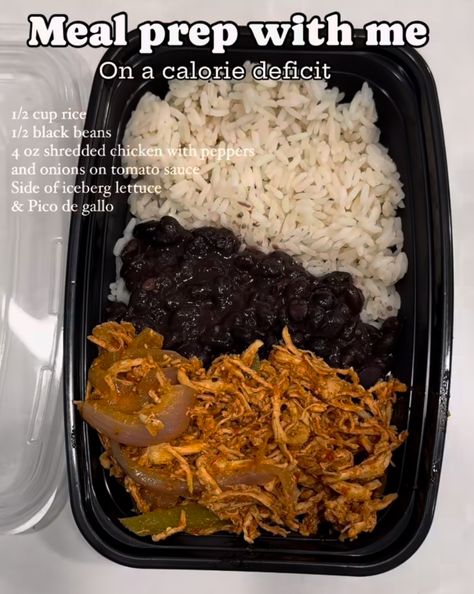 Meal Prep For Calorie Deficit, Deficit Meal Prep, Calorie Deficit Meal Prep, Lunch Meal Ideas, Gym Girlie, Healthy Lunch Snacks, Healthy High Protein Meals, Meal Prep Clean Eating, Healthy Lunch Meal Prep