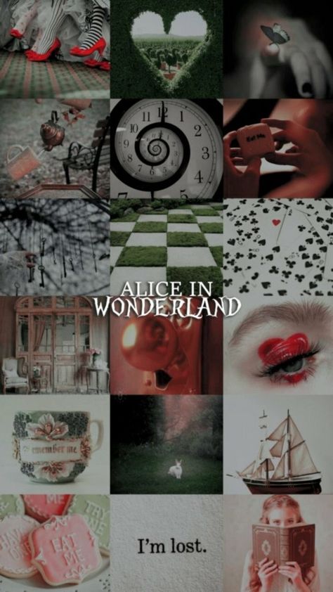 aesthetics, alice in wonderland, and wallpaper image Alice In Wonderland Homescreen, Wonderland Wallpaper Aesthetic, Alice In Wonderland Wallpaper Aesthetic, Alice In Wonderland Wallpaper, Disney Moodboard, Fractured Fairytales, Alice Quotes, Wonderland Wallpaper, Wallpaper Aesthetic Vintage