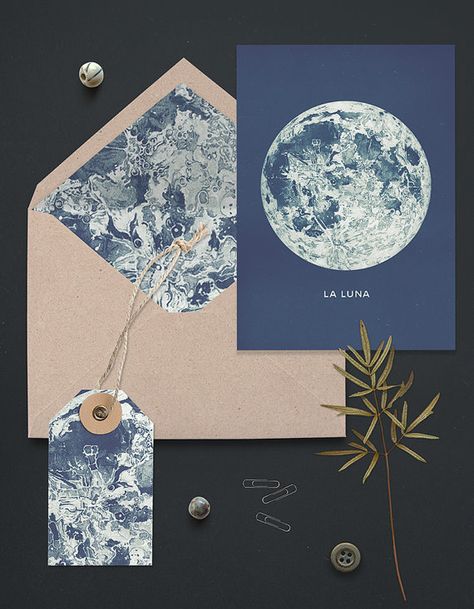 Full+Moon+Printable+A6+Greeting+Card+Set.+Matching+от+ILKADesign Moon Printable, Diy Envelope Liners, Diy Envelope, Envelope Art, Envelope Liner, Stationary Set, Envelope Template, Greeting Card Set, Envelope Liners