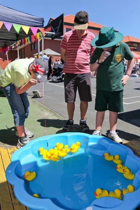 Duck fishing Duck Fishing Game, Oshc Activities, Diy Fishing Game, Olympics Party, Shark Toy, Olympic Party, Summer Fair, Duck Pond, Ring Toss