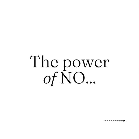 There's power in the word NO. Yet, so many are afraid to say it. However, when we learn to say it courageously, we find a sincere sense of freedom and peace. We experience and honor the right to put our health, mental wealth, and wellbeing before the needs of others. And that's not selfish. It's an act of sanity. Because, if you're not well enough to help yourself, how are you going to help another? My friends practice the art of saying NO. If you can relate to this post and would like to s... The Art Of Saying No, Learn To Say No, Say No, Freedom And Peace, Not Well, Help Yourself, Saying No, Board Inspiration, Learning To Say No