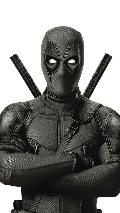 Deadpool Black And White, Black Deadpool, Mcu Shifting, Faceless Man, Superhero Suits, Faceless Men, Deadpool Wallpaper, Pencil Portraits, Marvel Characters Art