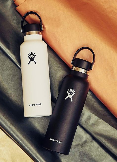 Aesthetic white Hydro Flask bottle with flex cap Hydro Flask Bottle, Holiday Photoshoot, Wide Mouth Bottle, Gym Accessories, Hydro Flask, Insulated Bottle, Insulated Cups, Gift Ideas For Men, Summer Nights