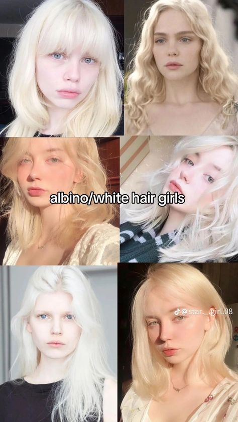 Unconventionally Attractive People, Albino Woman, Albino People, Albino Girl, Types Of Beauty, Pretty Features, Perfect Hairline, Angels Beauty, Natural Face Skin Care