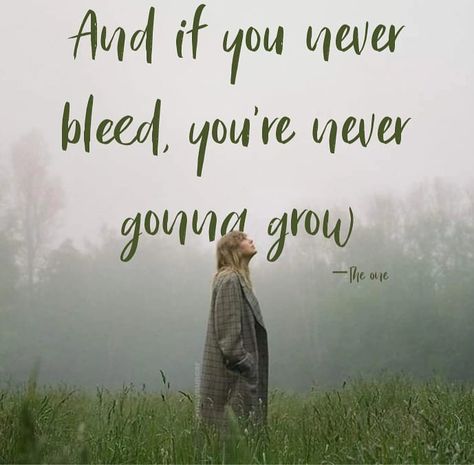 If You Never Bleed You Never Grow Taylor Swift, If You Never Bleed You Never Grow Taylor, If You Never Bleed You Never Grow, Grow Tattoo, Taylor Swift Quotes Wallpaper, Taylor Folklore, Extraordinary Quotes, Instagram Taylor Swift, Taylor Swift Lyric Quotes