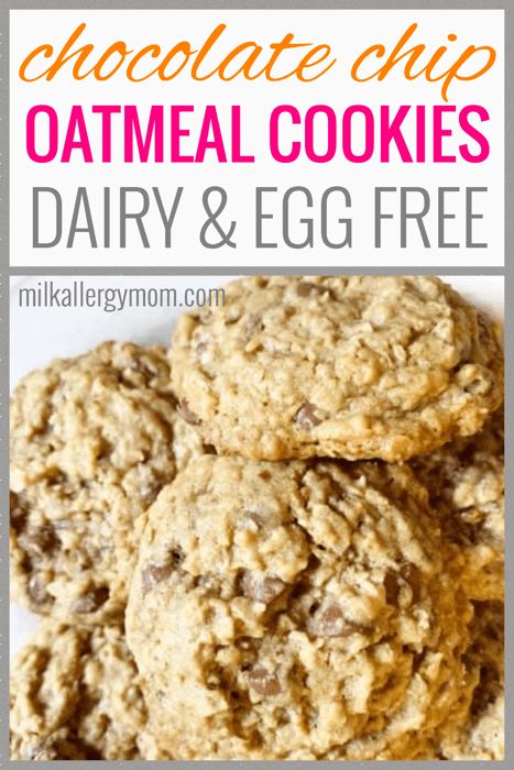 Dairy Free Nut Free Recipes, Nut Free Cookies Recipes, Oatmeal Chocolate Cookies, Milk Free Recipes, Egg Free Cookies Recipes, Simple Keto Meal Plan, Dairy Free Cookie Recipe, Milk Allergy Mom, Nut Free Cookies