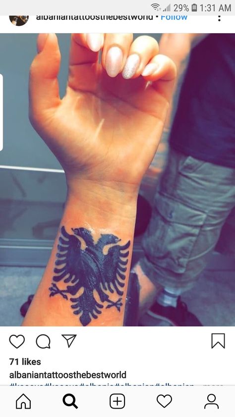 Albania Tattoo Design, Albania Tattoo, Albanian Flag, Love Birthday Quotes, Simple Henna Tattoo, Flag Tattoo, Simple Henna, Wolf Tattoo, Iphone Wallpaper Tumblr Aesthetic