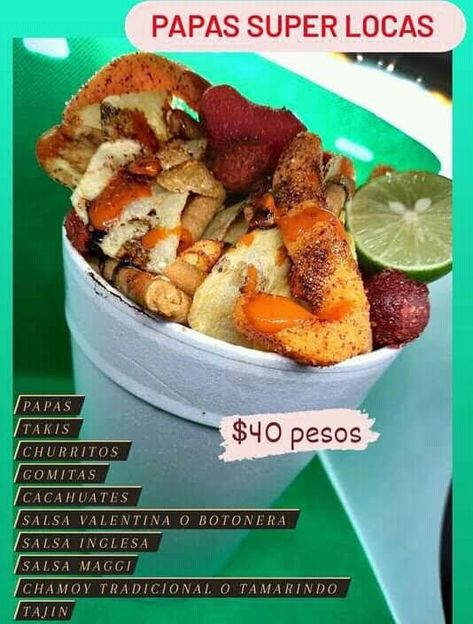 Mexican Treats, Mexican Snacks, Healthy Chicken Recipes, Food Obsession, Sweet Snacks, Easy Snacks, Amazing Food, Junk Food, Food Truck