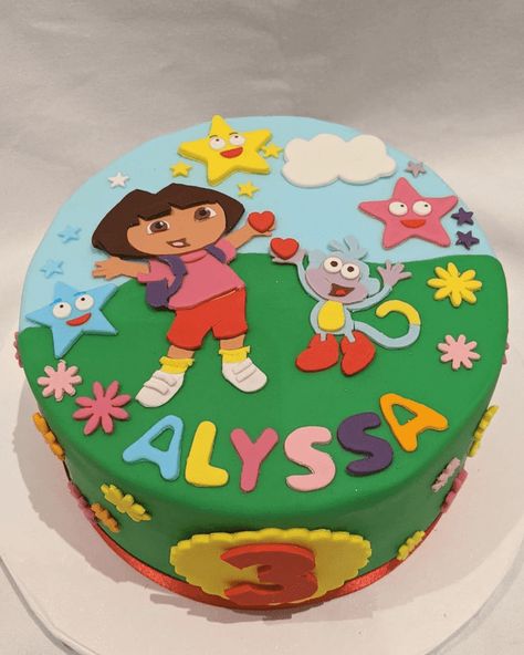 Dora Cake Design, Dora Birthday Cake, Explorer Birthday Party, Dora Birthday, Dora Cake, Taylor Swift Cake, Marvel Cake, Chocolate Cake Designs, Baker Cake