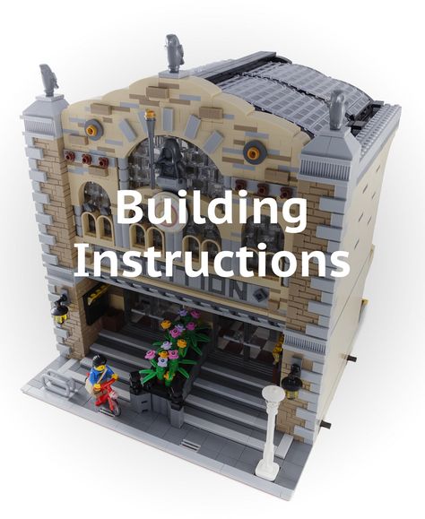 Now that my Modular Train Station has officially been declined as a LEGO Ideas model, I've posted the building instructions for anyone interested in making their own: ge.tt/498NPKi2 And if anyone comes up with improvements to the design, I'd be grateful for screenshots and instructions back, in case I can incorporate them into my street too! :) Lego Train Station, Lego City Train, Lego House Ideas, Lego Train, Home Building Tips, Lego Modular, Lego Trains, Lego Architecture, Cool Lego Creations