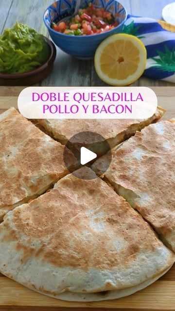 Quesadillas, July 17, Burritos, Guacamole, Mozzarella, Chicken Recipes, Bacon, Chicken, On Instagram