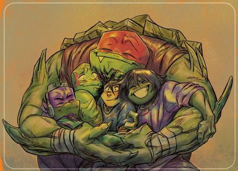 Автор: thegunnsara. Tumblr Apocalypse Au, Tmnt Characters, Future Boy, Ninja Turtles Artwork, Tmnt Artwork, Tmnt Art, Ninja Turtles Art, Tmnt Turtles, Tmnt 2012