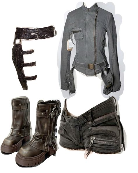 Apocalyptic Outfit Female, Dystopian Apocalypse Outfit, Maze Runner Outfits Ideas, Twd Photoshoot, Apocalypse Style Clothing, Cyberpunk Apocalypse Outfit, Dystopian School Aesthetic, Zombies Apocalypse Survival Outfit, Divergent Inspired Outfits