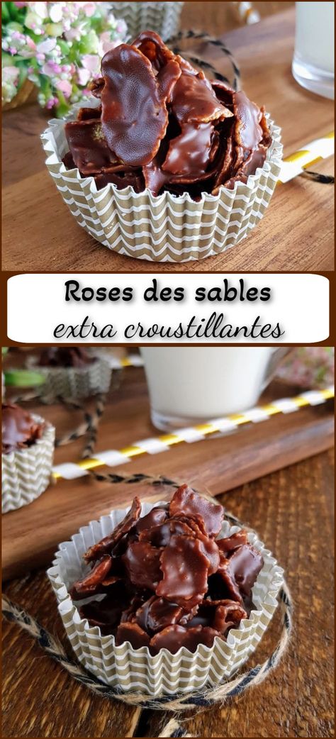 roses des sables croustillantes Corn Flakes, Mini Roses, La Rose, Christmas Cooking, Chocolate Bars, Cookies Recipes Christmas, Chocolate Bar, Week End, Easy Desserts