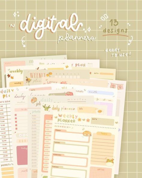 productiveplanner #financeplanner academicpla Cute Journal Template Aesthetic, Cute Journal Template, Good Note Templates, Diary Template Journals, Aesthetic Shopping List, Digital Notes Ideas, Digital Products Ideas, Cute Planner Cover, Cute Planner Template