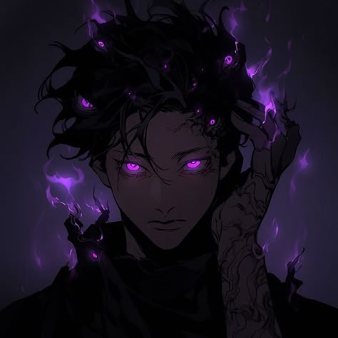 Dark Anime Guys, Arte Sketchbook, Purple Eyes, Character Design Male, Anime Drawings Boy, Dark Anime, Boy Art, Male Art, Anime Artwork