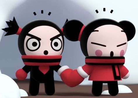 Pucca X Garu Icon, Pucca X Garu Wallpaper, Pucca And Garu Matching Pfp, Pucca Matching Pfp, Pucca And Garu Matching Icons, Garu And Pucca, Puka And Garu, Puca And Garu, Pucca X Garu Cartoon