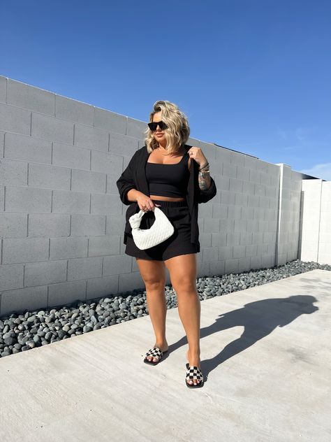 Midsize Vegas Outfits Summer, Plus Size Vegas Outfits Summer, Curvy Cruise Outfits, Fashion Outfits2023, Curvy Holiday Outfits, Curvy Spring Outfits, Mid Size Spring Outfits, Mid Size Summer Outfits, Summer Outfits Plus Size Women