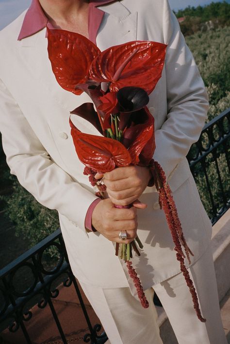 Red Orchid Bouquet, Wedding Buket, Red Flowers Bouquet, Anthurium Bouquet, Red Wedding Bouquet, Wedding In Turkey, Red Flower Bouquet, Be Spontaneous, Flower Reference