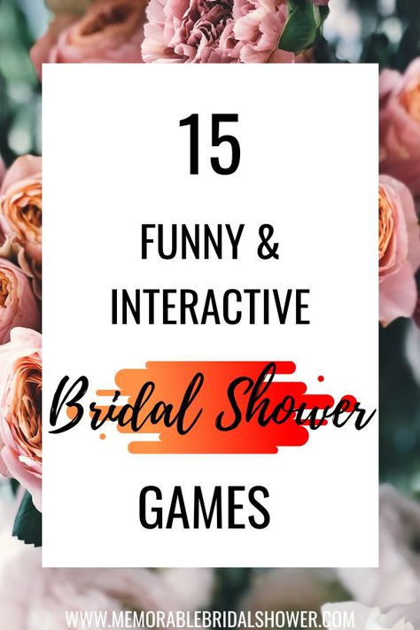 15 Fun and Unique Bridal Shower Games | Bridal shower games funny, Funny bridal shower, Fun bridal shower games Bridal Games Activities, Interactive Bridal Shower Games, Unique Bridal Shower Games, Diy Bridal Shower Games, Bridal Shower Crafts, Free Bridal Shower Games, Lingerie Shower Games, Bridal Shower Games Unique, Wedding Shower Activities