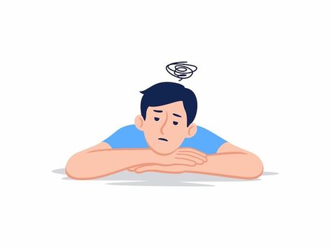 Vector young boy with bored face laying ... | Premium Vector #Freepik #vector #cry #lazy #illustrations #worried Bored Face Expression, Worry Illustration, Bored Illustration, Lazy Illustration, Bored Cartoon, Tired Expression, Bored Face, Crying Cartoon, Lazy Person