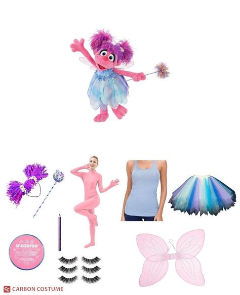 Abby Cadabby Costume | Carbon Costume | DIY Dress-Up Guides for Cosplay & Halloween Abby Sesame Street Costume Diy, Abby From Sesame Street Halloween Costume, Sesame Street Characters Costumes, Abby Cadabby Costume Adult, Abby Sesame Street Costume, Diy Sesame Street Costume, Abby Sesame Street, Sesame Street Costume, Abby Cadabby Costume