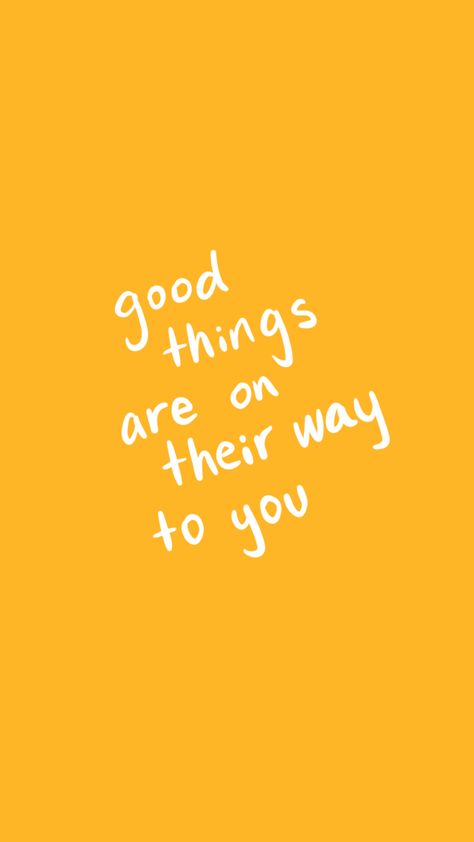 Fun Encouraging Quotes, Yellow Quotes Aesthetic Positive, Happy Background Wallpapers, Yellow Quotes, Yellow Words, Good Things Are Coming, Happy Yellow, Happy Me, Quotes Words