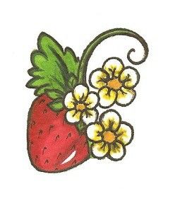 Strawberry Fairy Tattoo, Strawberry And Cherry Tattoo, Cute Drawings Strawberry, How To Draw A Strawberry Step By Step, Strawberry Hip Tattoo, Strawberry Art Cute, Strawberry Fields Forever Tattoo, Strawberry Shortcake Tattoo Ideas, Strawberry Drawing Aesthetic