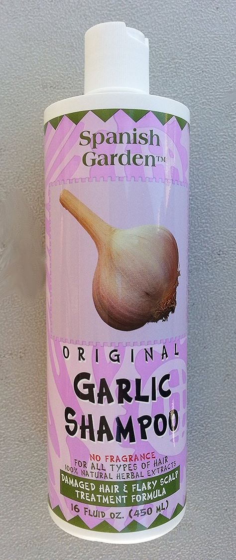 Original Garlic Shampoo By Spanish Garden 16 Oz.   *** This is an Amazon Affiliate link. Read more at the image link. Garlic Shampoo, Natural Healing Herbs, Avocado Shampoo, Shampoo Natural, Spanish Garden, Flaky Scalp, Hydrate Hair, Damaged Hair Repair, Healing Herbs