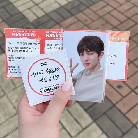 Enhypen Concert Tickets Aesthetic, Enhypen Ticket Concert Prank, Enhypen Concert Tickets, Enhypen Ticket Concert, Enhypen Ticket, Kpop Dream, Enhypen Concert, Enhypen Aesthetic, Dream Vision Board