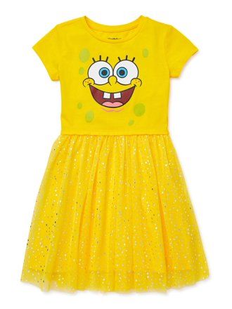 Spongebob Girl Birthday, Spongebob Dress, Spongebob Outfit, Spongebob Spongebob, Tulle Costumes, Hall Decorations, Sea Bright, Fun Costumes, 2nd Birthday Outfit