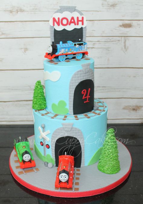 Train Birthday Cake, Train Cake, Express Train, Train Birthday, Thomas The Train, The Train, Kids Cake, Themed Cakes, 3rd Birthday