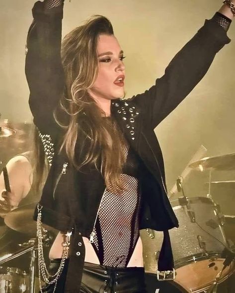 Izzy Hale, Female Rock Stars, Lzzy Hale, Heavy Metal Girl, Wicked Ways, Halestorm, Womens Biker Jacket, Celebrity Singers, Metal Girl