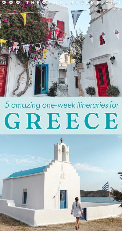 5 Fantastic One-Week Island Hopping Itineraries for Greece To Do In Greece, Greece Sea, Athens Travel, Best Greek Islands, Greece Itinerary, Greece Santorini, Greece Athens, Greece Travel Guide, Living In London