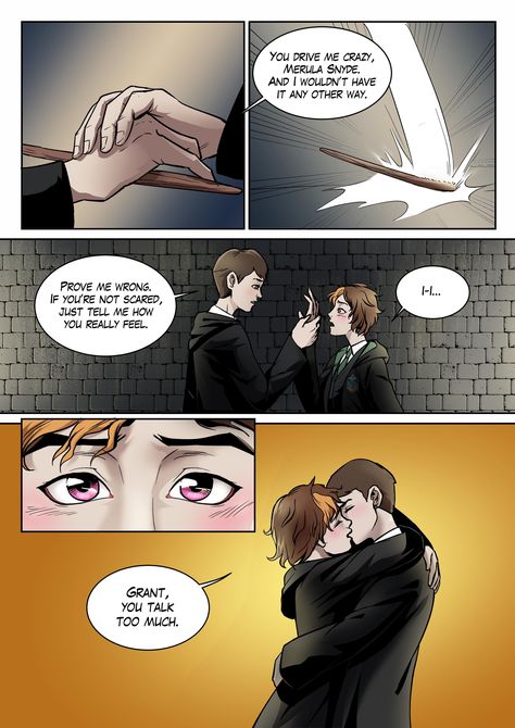 Page 4/4 Merula Snyde, Harry Potter Rpg, Harry Potter Couples, Dark Fantasy Book, Harry Potter Phone, Cute Harry Potter, Slytherin Harry Potter, Harry Potter Comics, Harry Potter Pictures