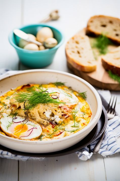 Shakshuka with Crab, Fennel, and Saffron Aioli - Cooking Mediterranean Mediterranean Crab Recipes, Farro Salad, Classic Breakfast, Vegan Mayonnaise, Crab Recipes, Vegetarian Options, Aioli, Cooking Art, How To Cook Shrimp