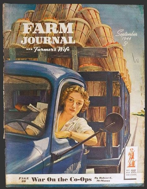 Fruit Truck, Vintage Magazine Covers, Farm Journal, Journal Magazine, Farm Wife, Farmer Wife, Quilt Art, Journal Vintage, Farm Art